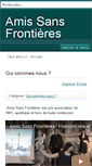 Mobile Screenshot of amis-sans-frontieres.org