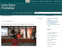 Tablet Screenshot of amis-sans-frontieres.org